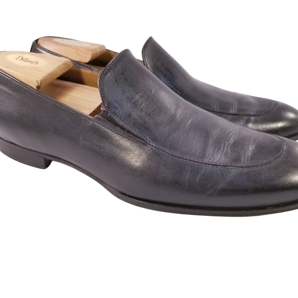Men's Black Leather Loafers BY HUGO BOSS